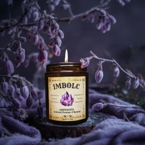 Bougie rituel sabbat Imbolc