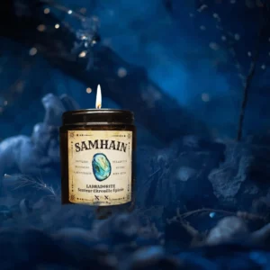 Bougie rituel sabbat Samhain