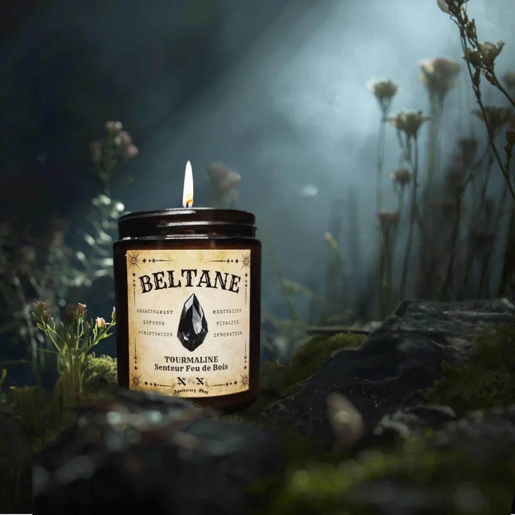 Bougie rituel sabbat Beltane