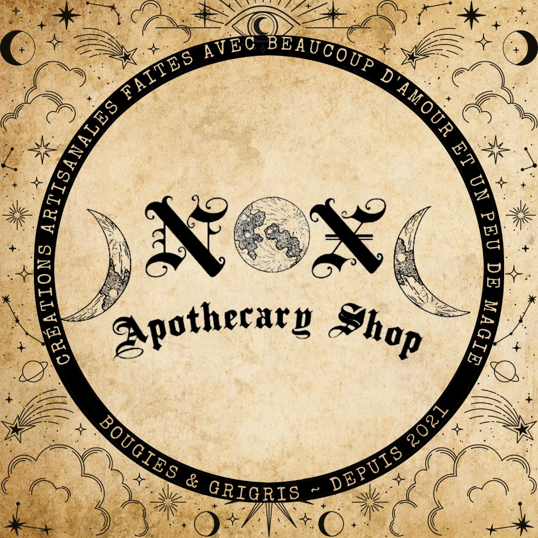carte de visite nox apothecary shop
